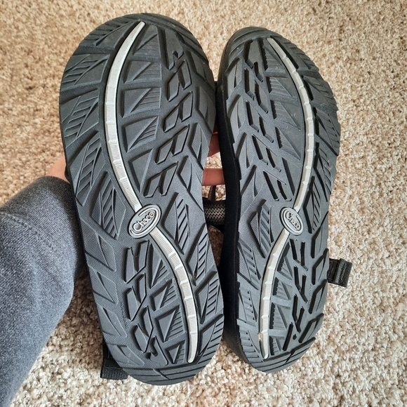 Chaco Z1 Adjustable Wide Strap Classic Sandals Split Gray Vibram Hiking Sandals - Picture 12 of 16